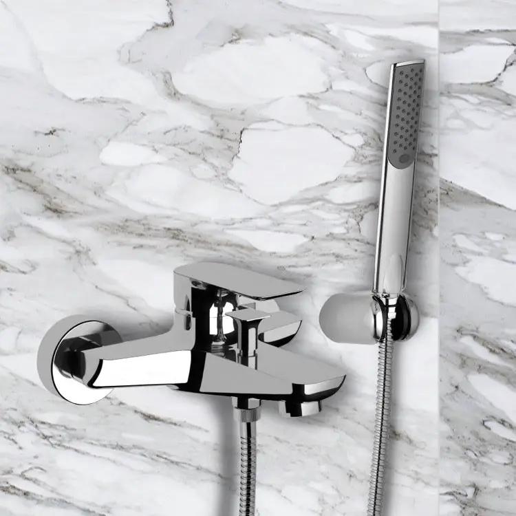 chrome tub filler