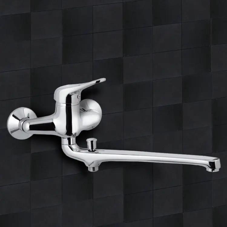 chrome tub filler