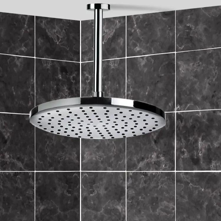 chrome shower head