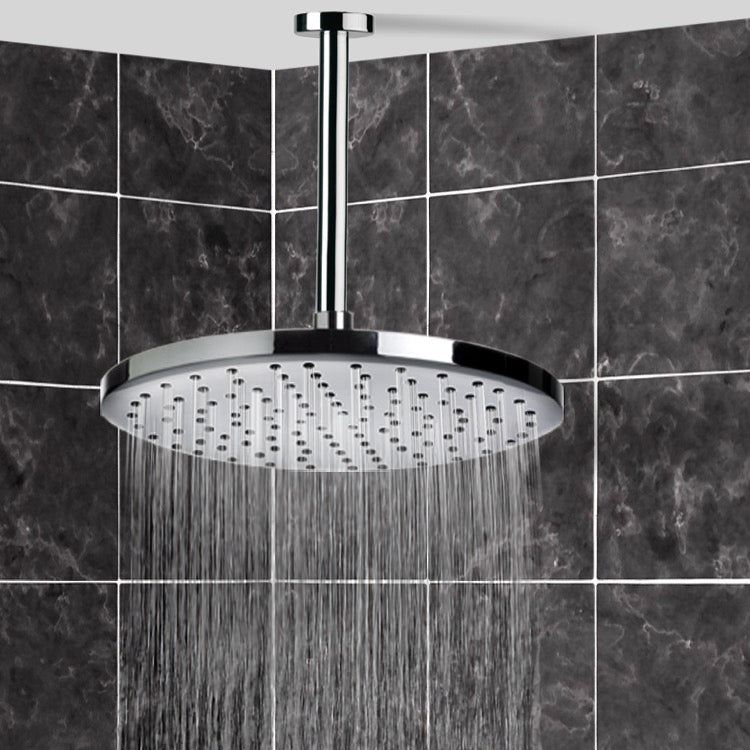 chrome shower head