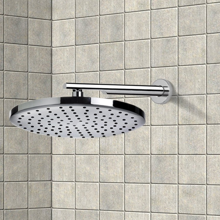 chrome shower head