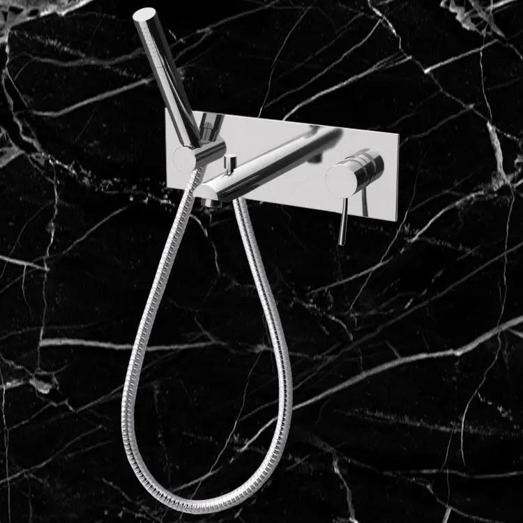 chrome tub filler