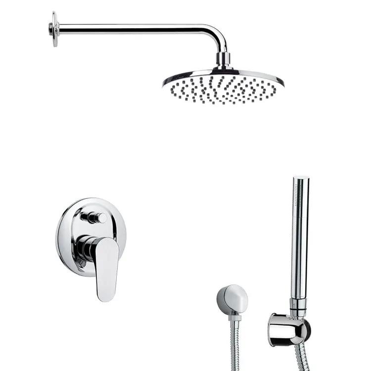 chrome shower system