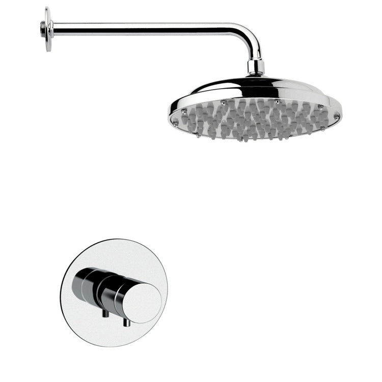 chrome shower head