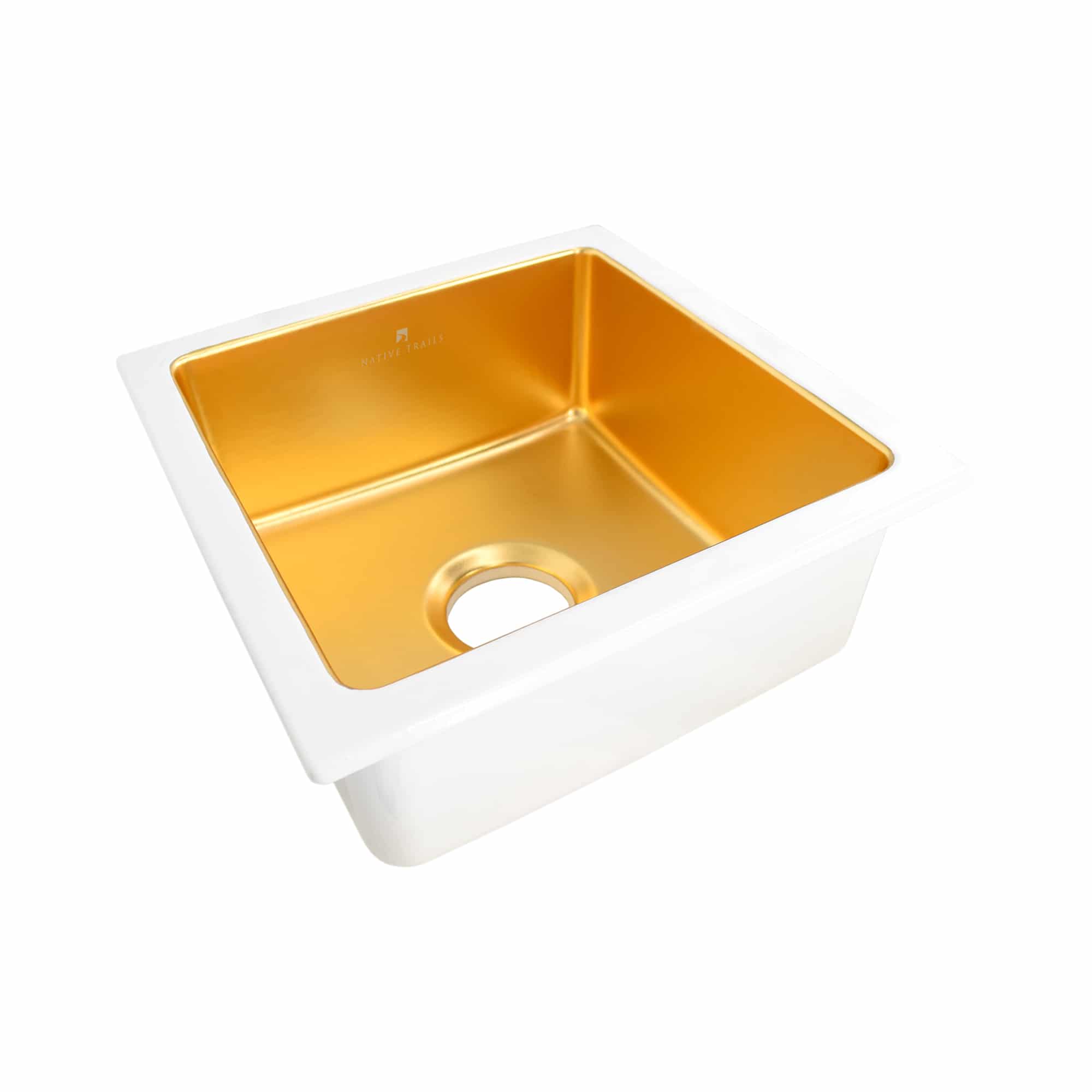 matte gold kitchen sink