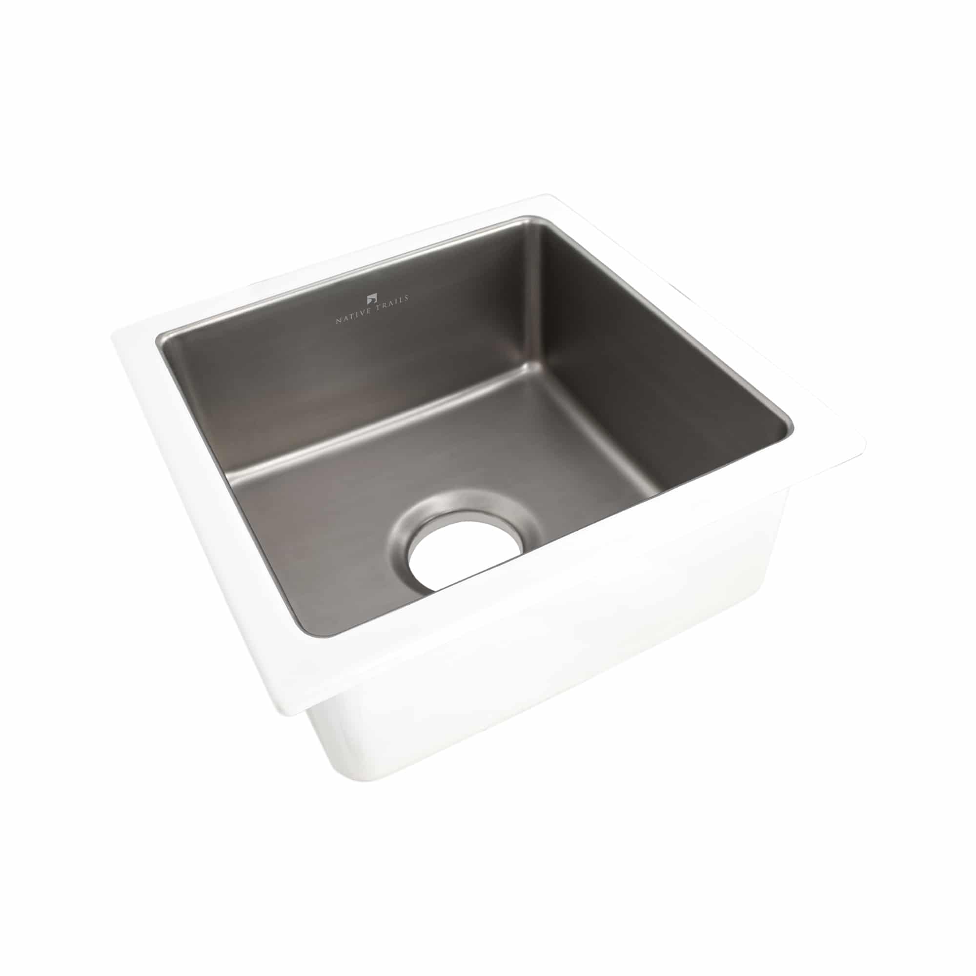 Native Trails Reveler 15.75" Fireclay Bar and Prep Kitchen Sink