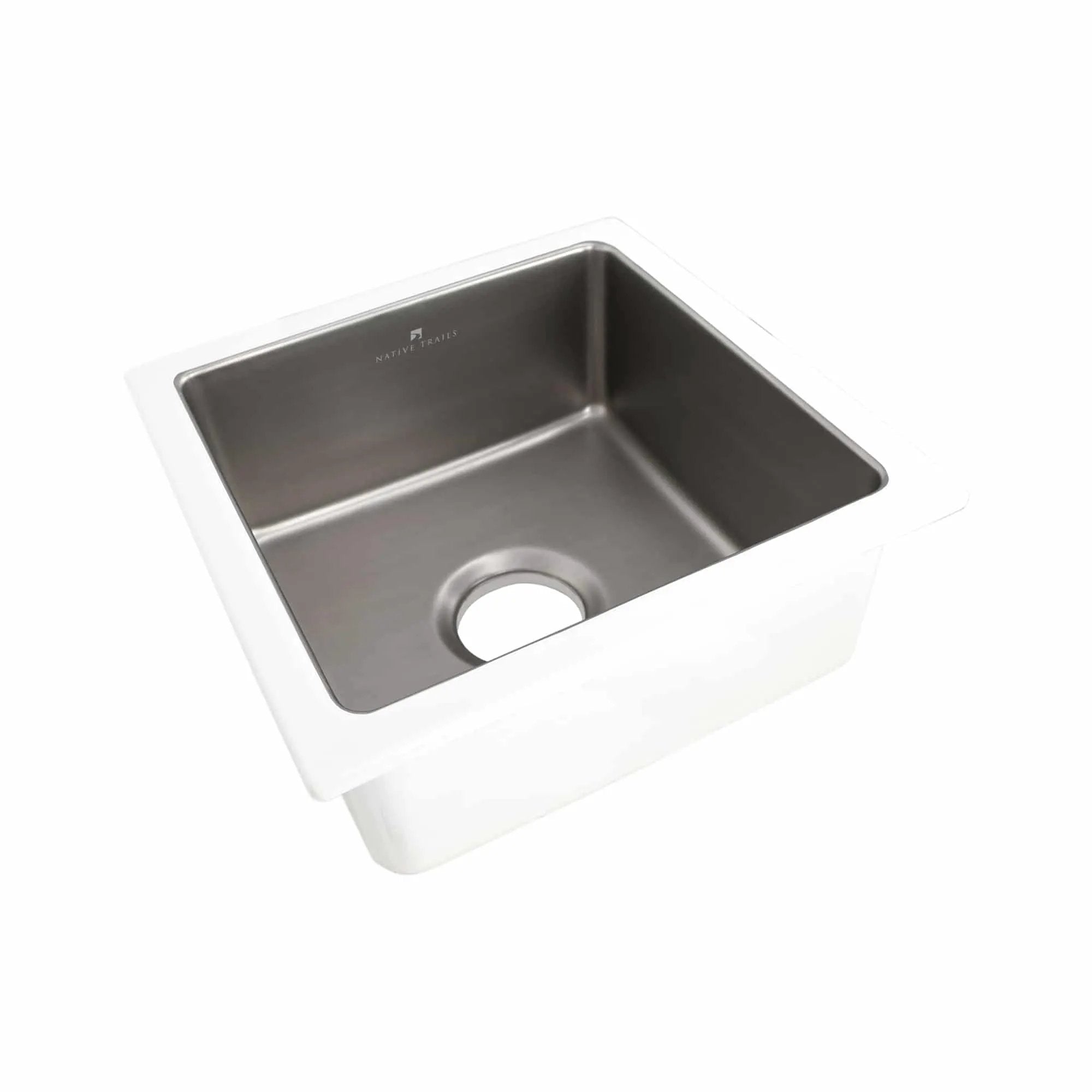 Native Trails Reveler 15.75" Fireclay Bar and Prep Kitchen Sink by Native Trails