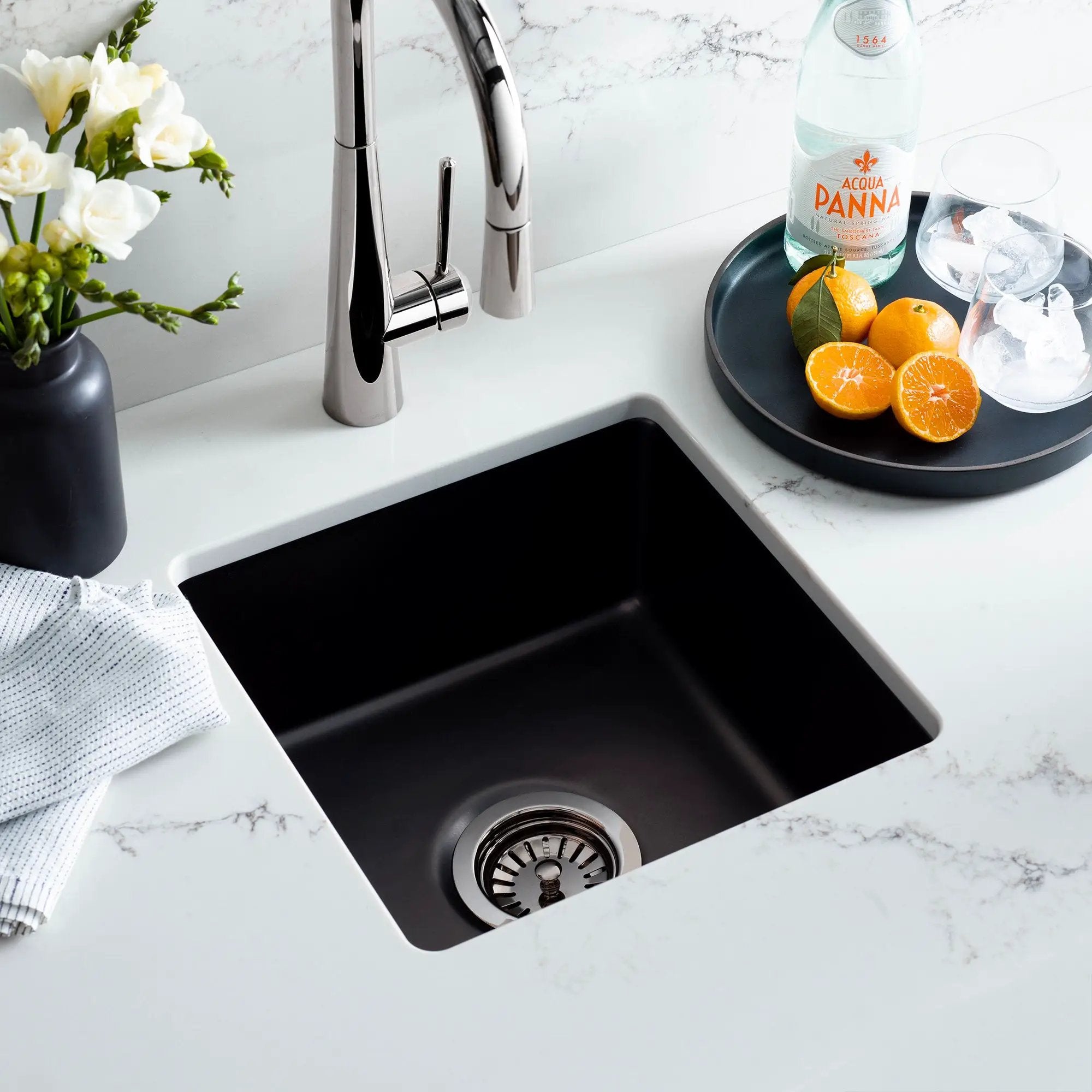 gunmetal kitchen sink