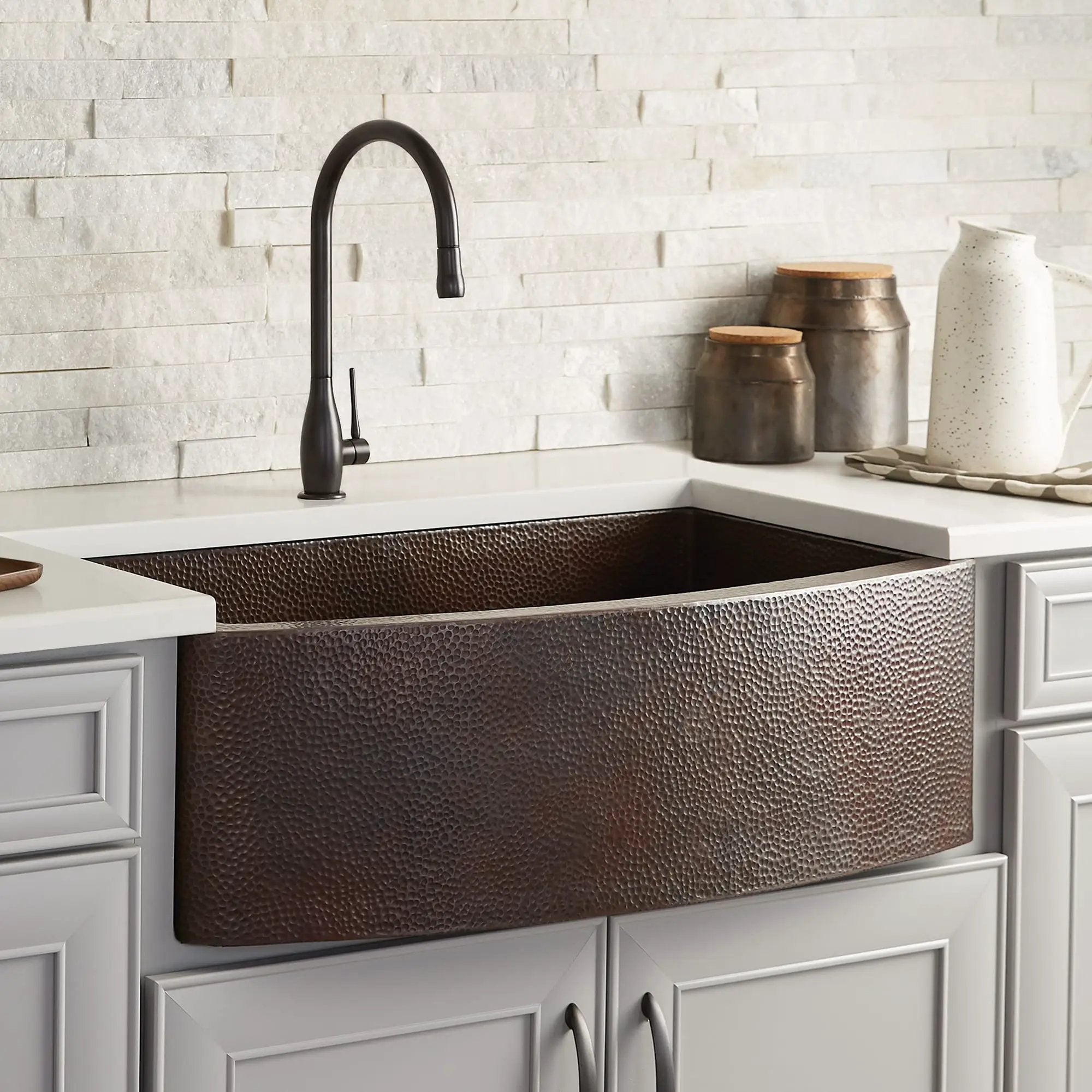 antique copper kitchen sink