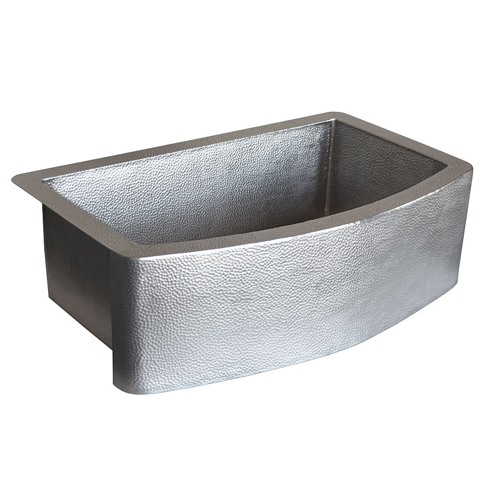 Native Trails Rhapsody Hammered Kitchen Sink With Curved Apron