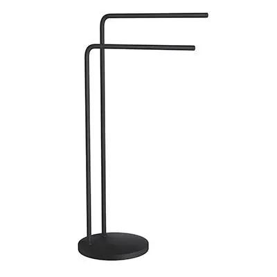black towel rail