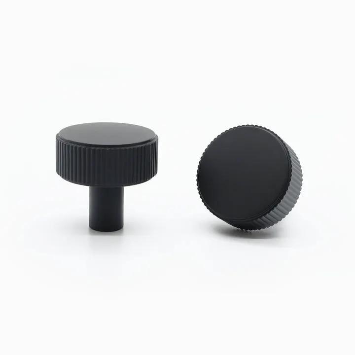 matte black knob