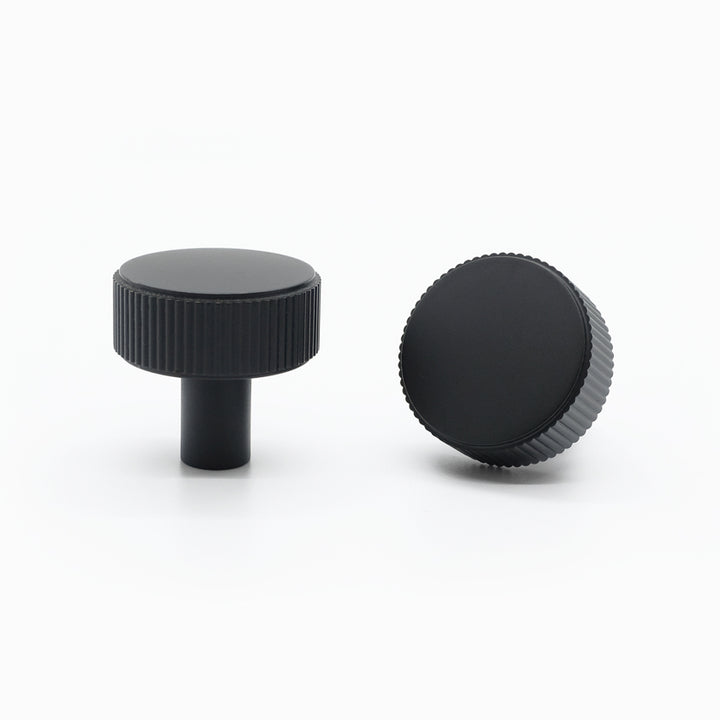 matte black knob