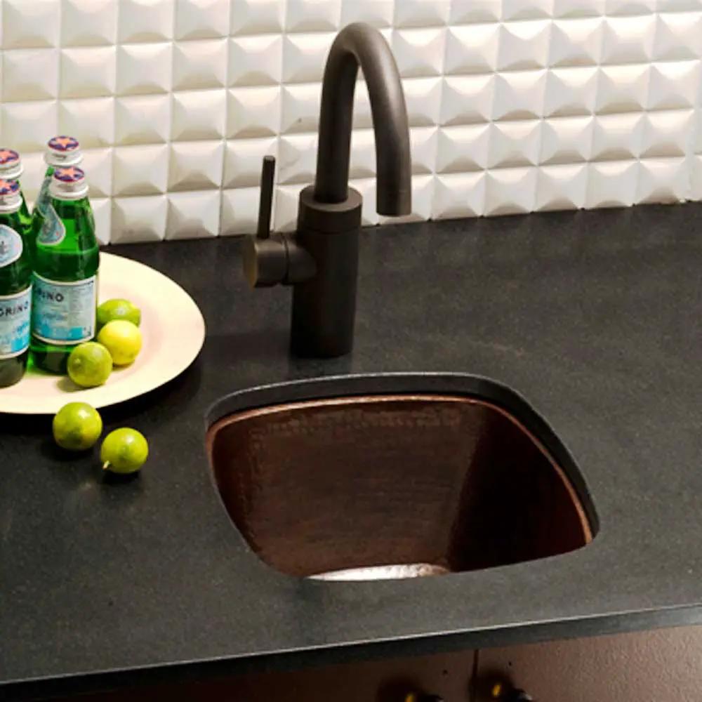 antique copper kitchen sink