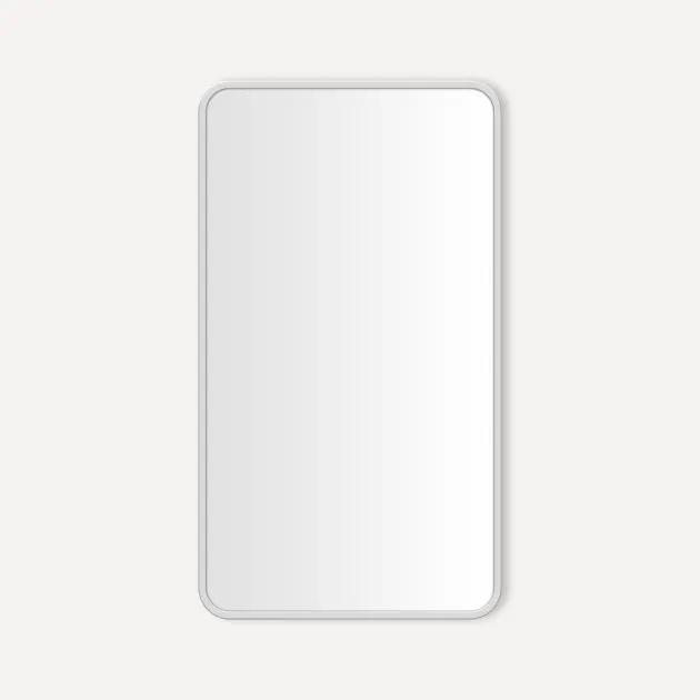 Robern Round Corner Metal Mirror, 20"x 34"x 1-3/4" by Robern