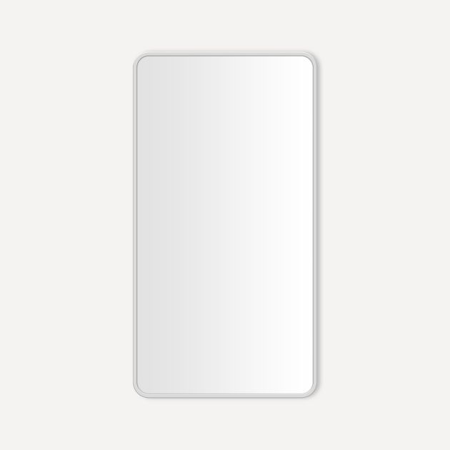 Robern Round Corner Metal Mirror, 24"x 44"x 1-3/4"