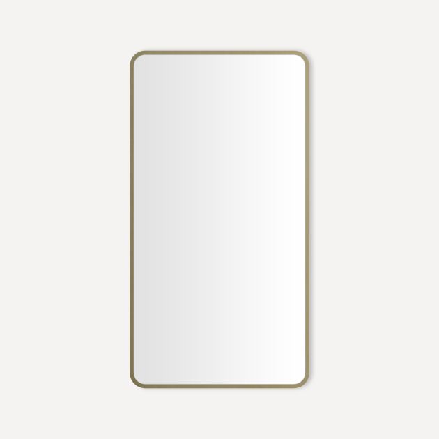 Robern Round Corner Metal Mirror, 24"x 44"x 1-3/4"