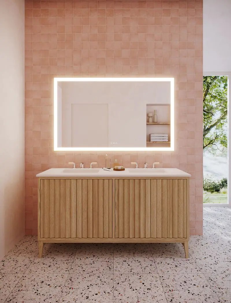 bathroom mirror