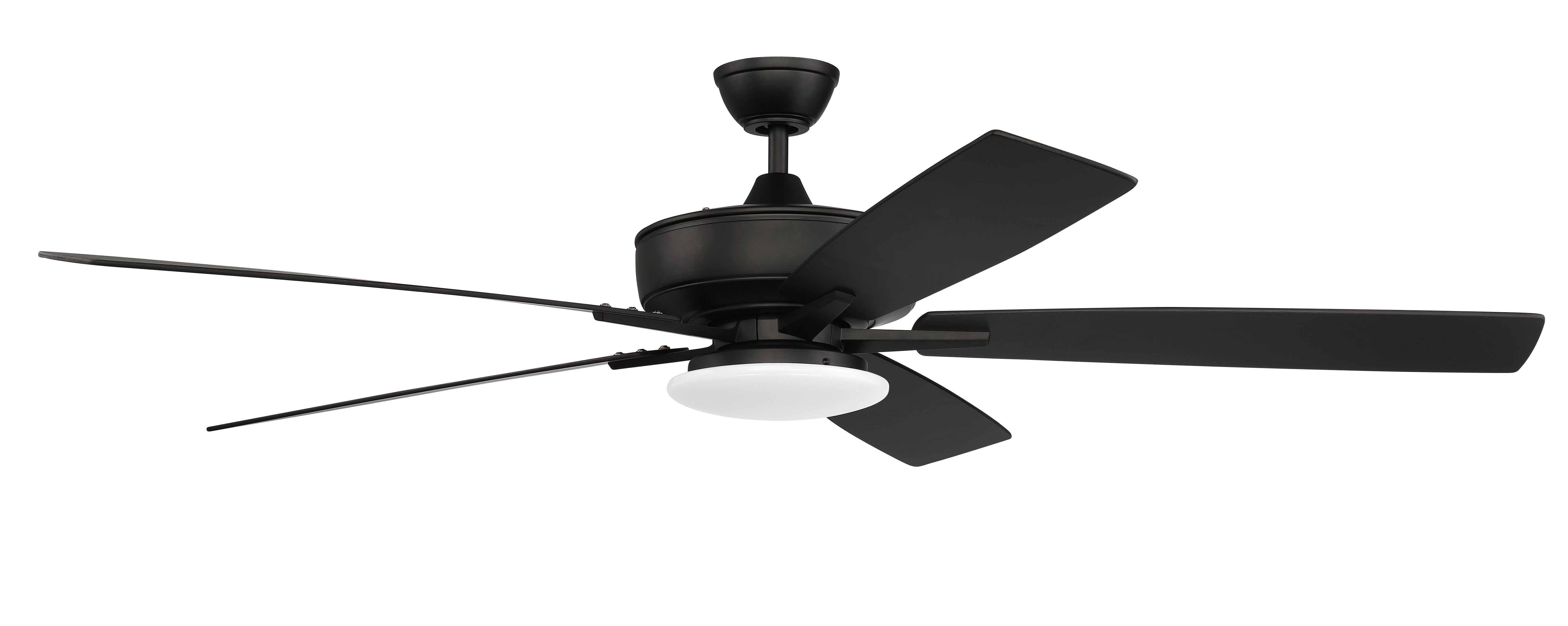 flat black ceiling fans