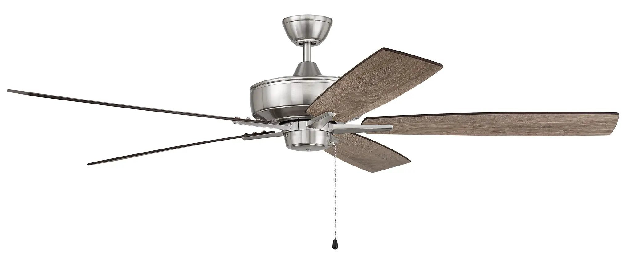brushed polished nickel ceiling fans