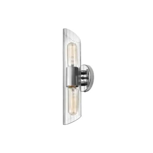 polished chrome wall mount