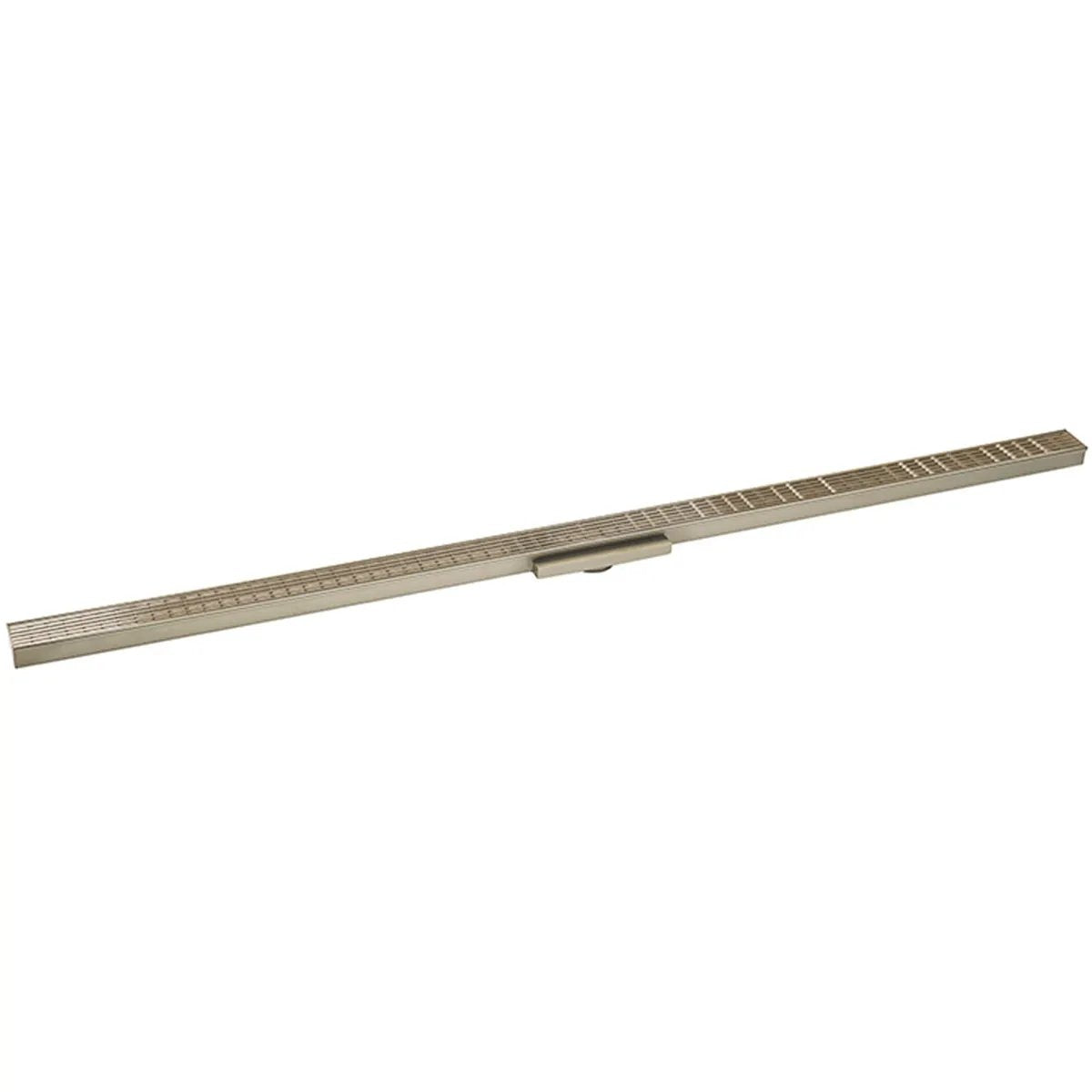 Infinity Drain 72" S-Stainless Steel Series Complete Kit with 1 1/2" Wedge Wire Grate by Infinity Drain