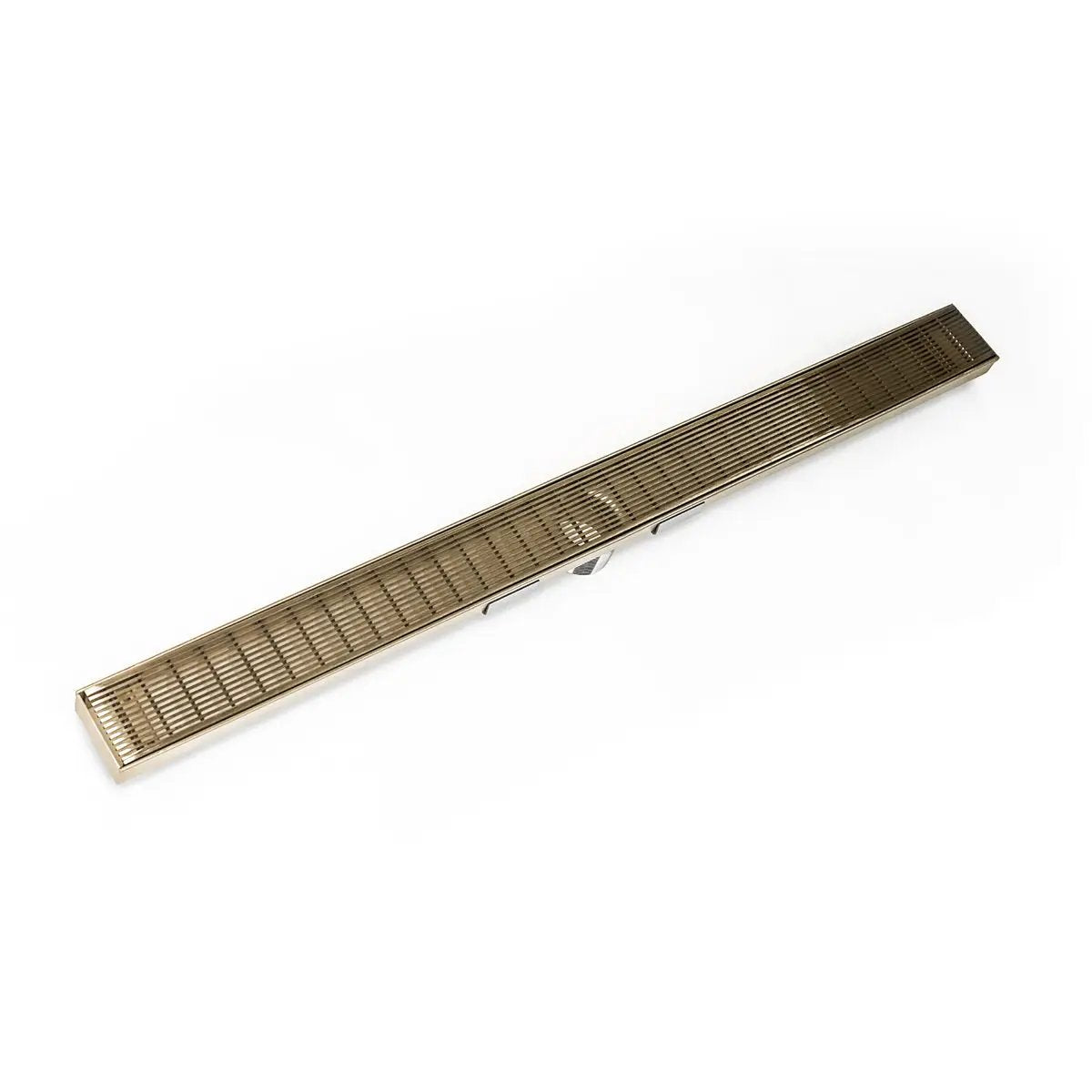 Infinity Drain 60" S-Stainless Steel Series Complete Kit with 2 1/2" Wedge Wire Grate by Infinity Drain