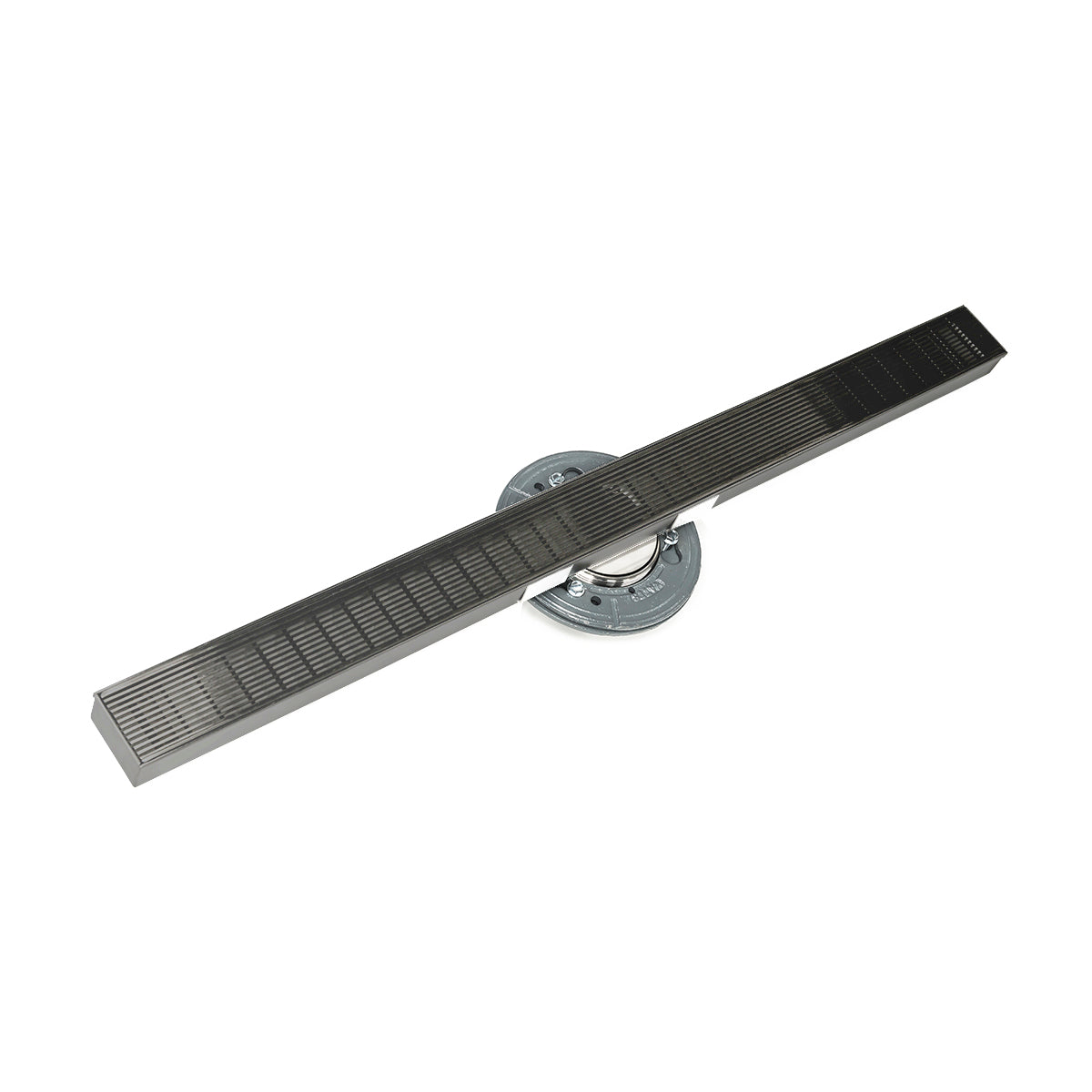 Infinity Drain 96" S-Stainless Steel Series High Flow Complete Kit with 2 1/2" Wedge Wire Grate with ABS Drain Body, 3" Outlet