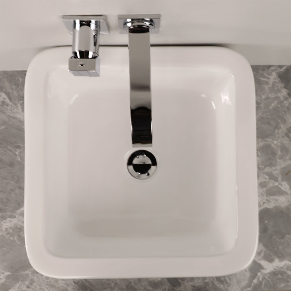white sink