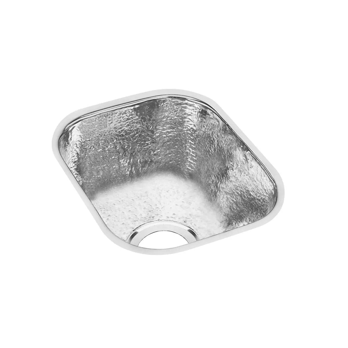 hammered mirror undermount bar sink