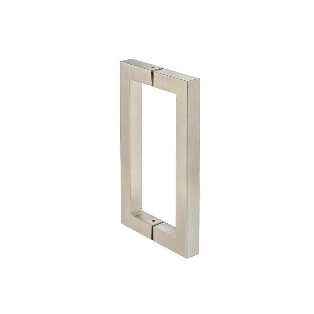 Flusso 8" Back-To-Back Square Shower Door Pull Handle by Flusso