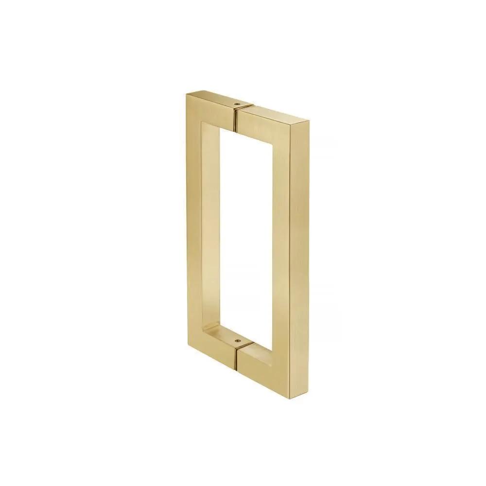 Flusso 8" Back-To-Back Square Shower Door Pull Handle by Flusso