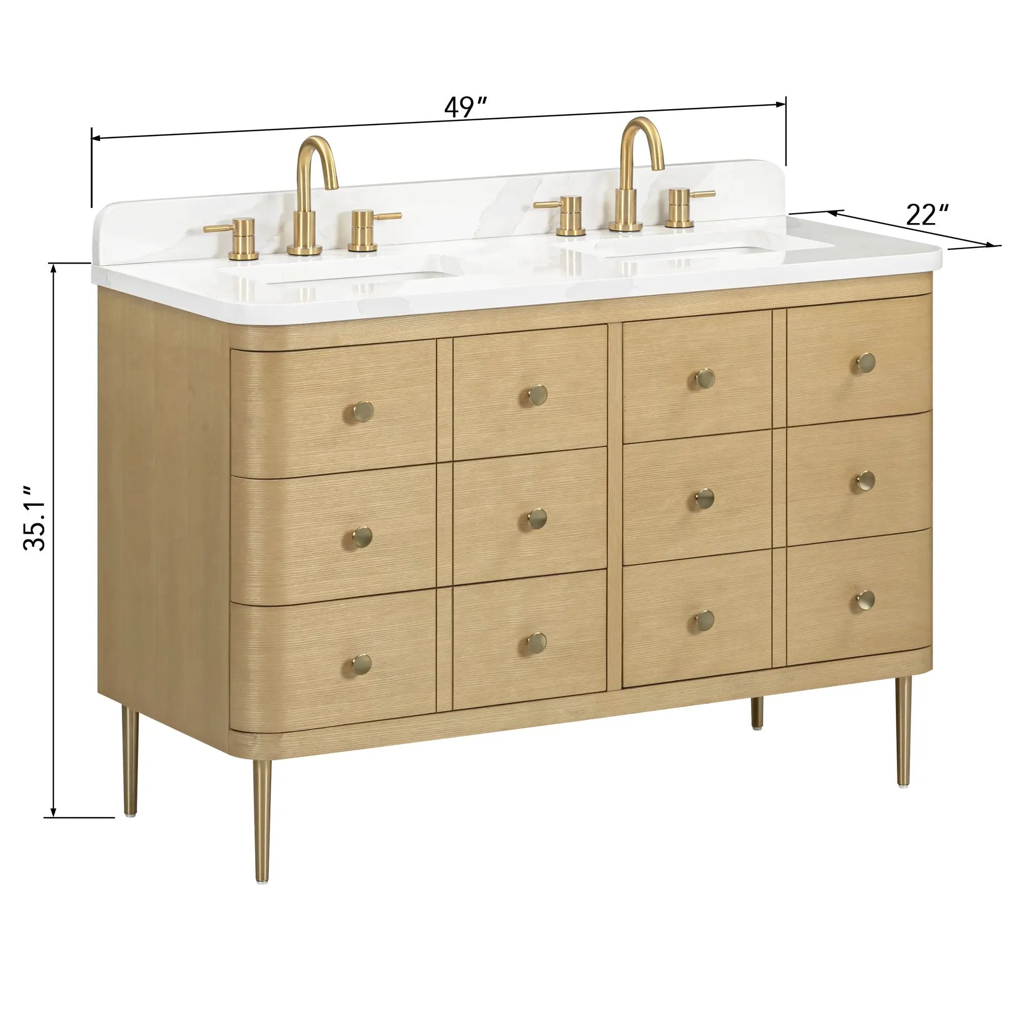 dimension image vanity set