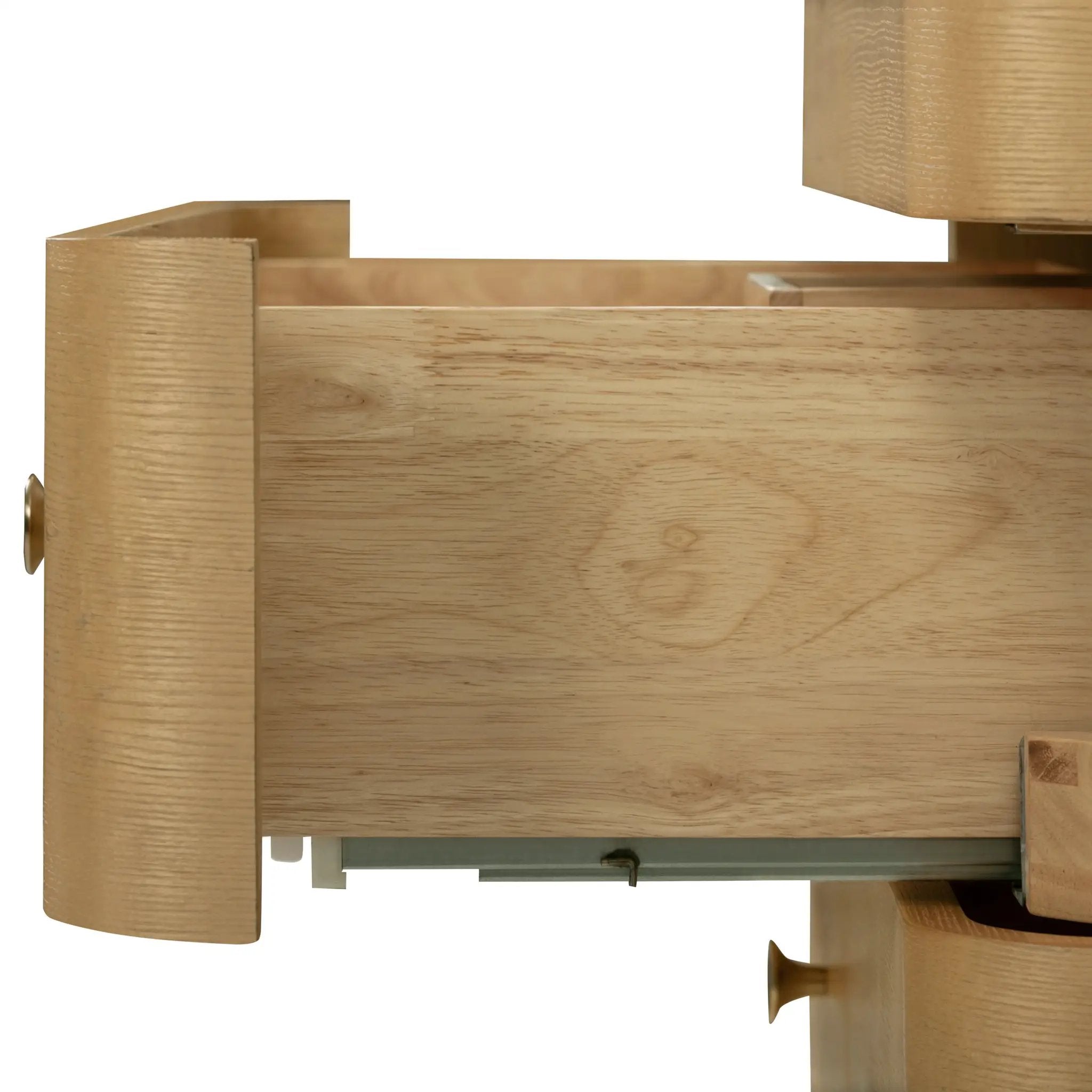 white oak vanity base