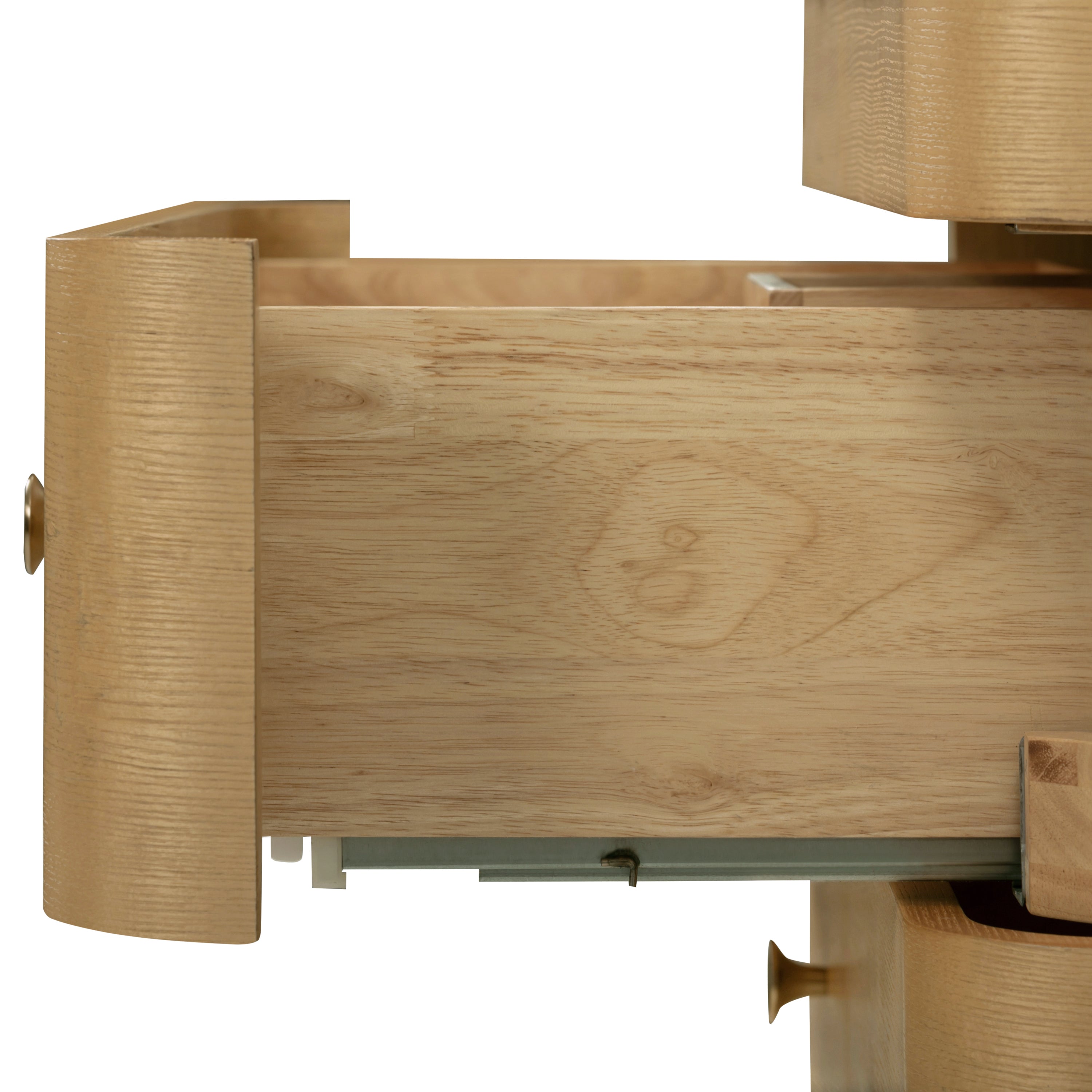 white oak vanity base