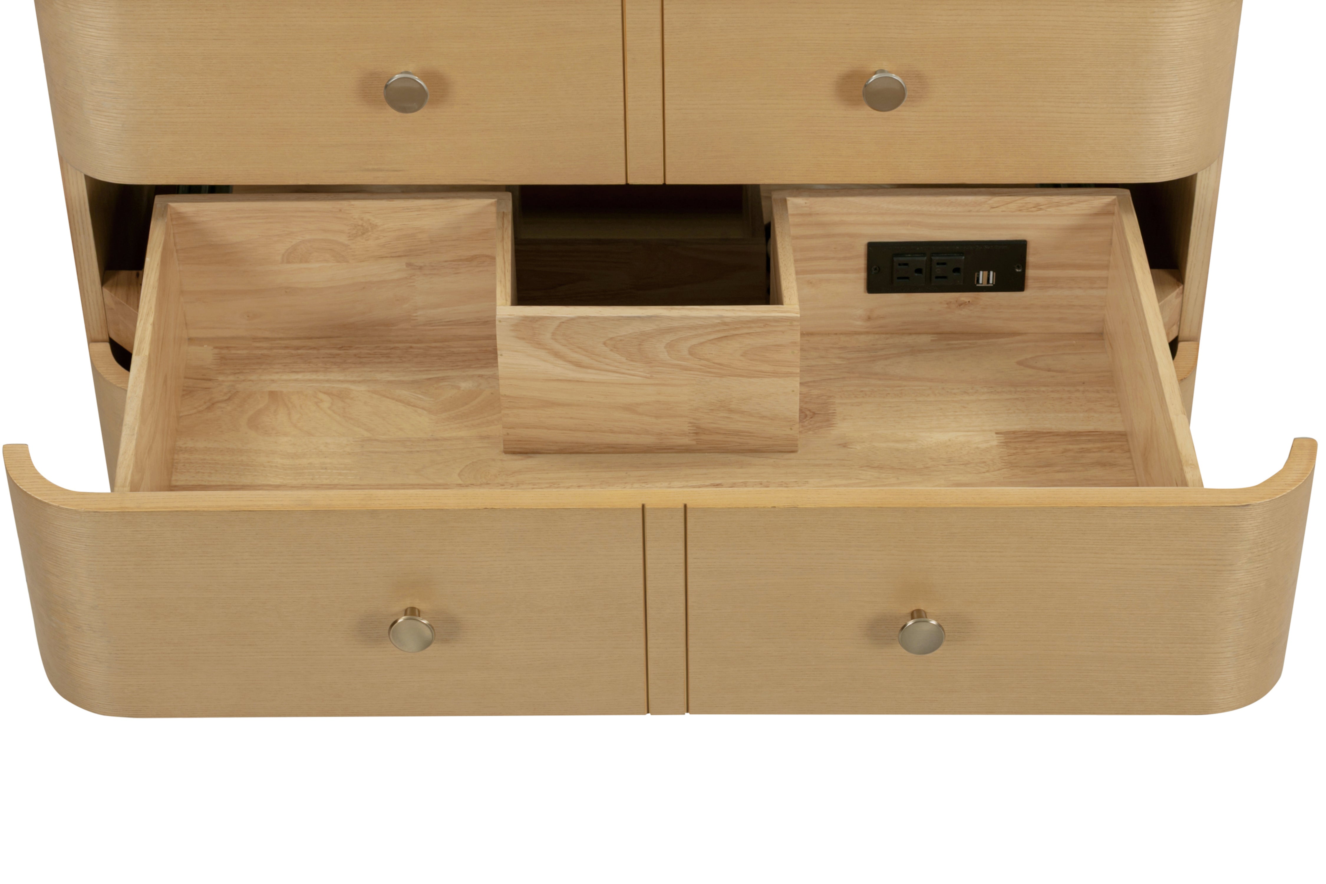 white oak vanity base