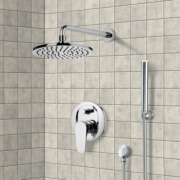 chrome shower system