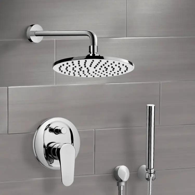 chrome shower system