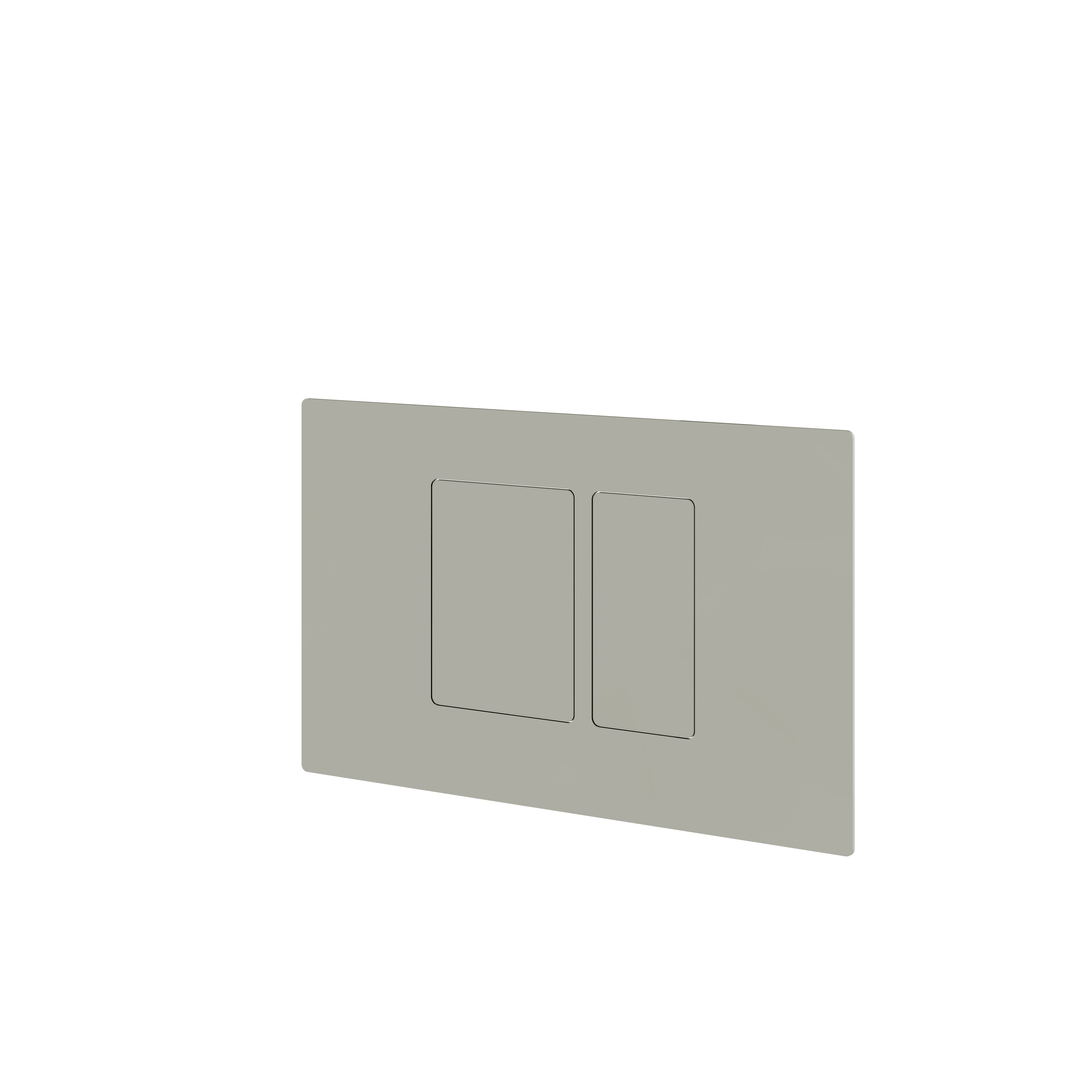 Aquabrass Square Flush Plate for Toilet