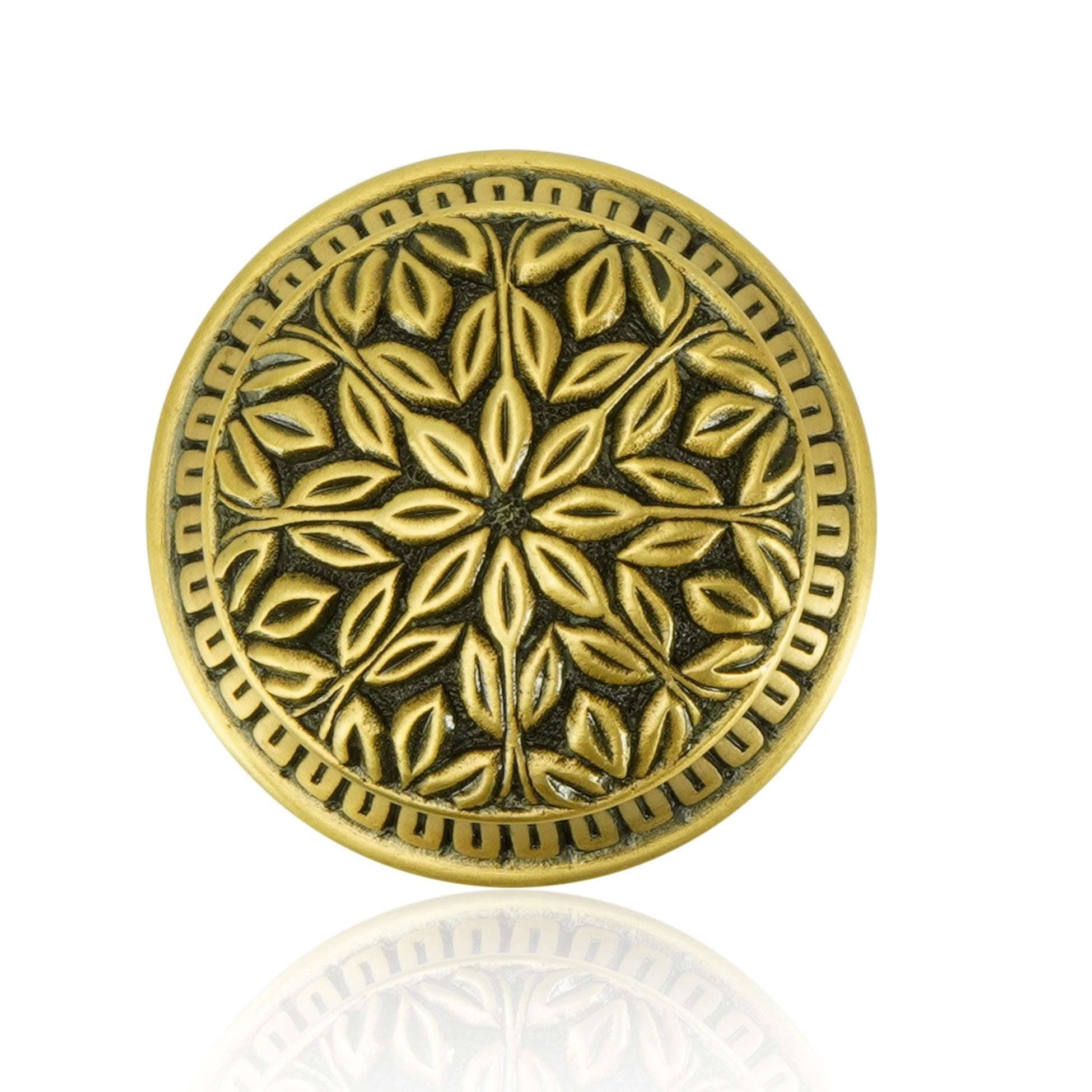 museum gold knob