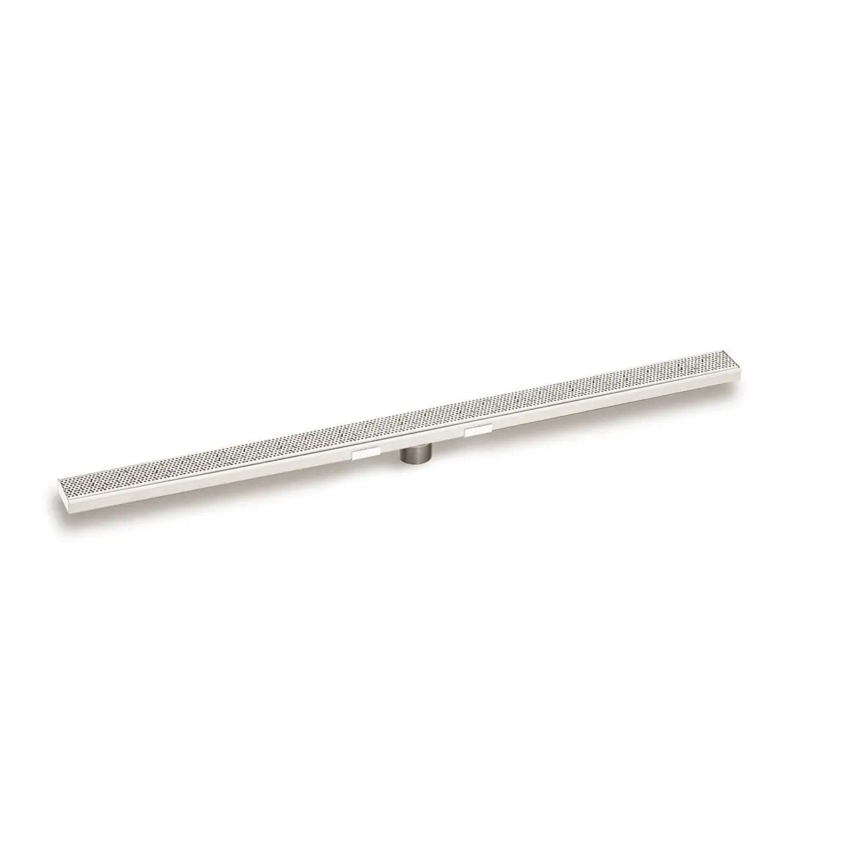 Infinity Drain 48" S-Stainless Steel Series Complete Kit with 2 1/2" Adhesion Style Grate by Infinity Drain