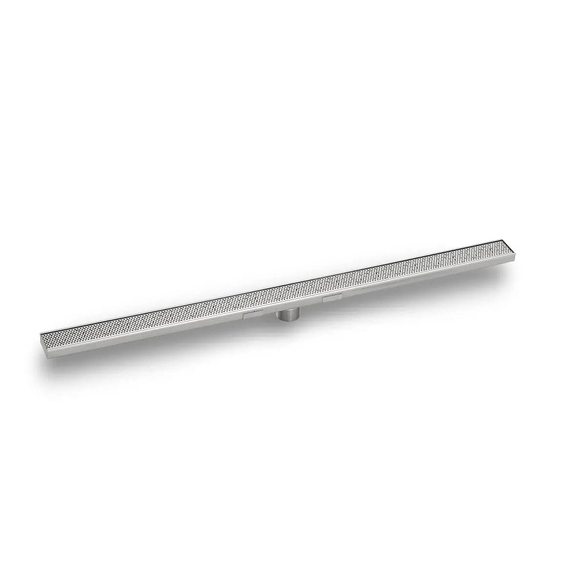 Infinity Drain 60" S-Stainless Steel Series Complete Kit with 2 1/2" Adhesion Style Grate by Infinity Drain