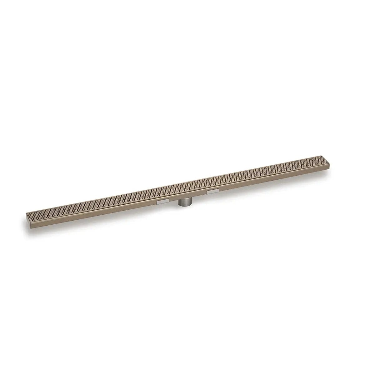 Infinity Drain 48" S-Stainless Steel Series Complete Kit with 2 1/2" Adhesion Style Grate by Infinity Drain