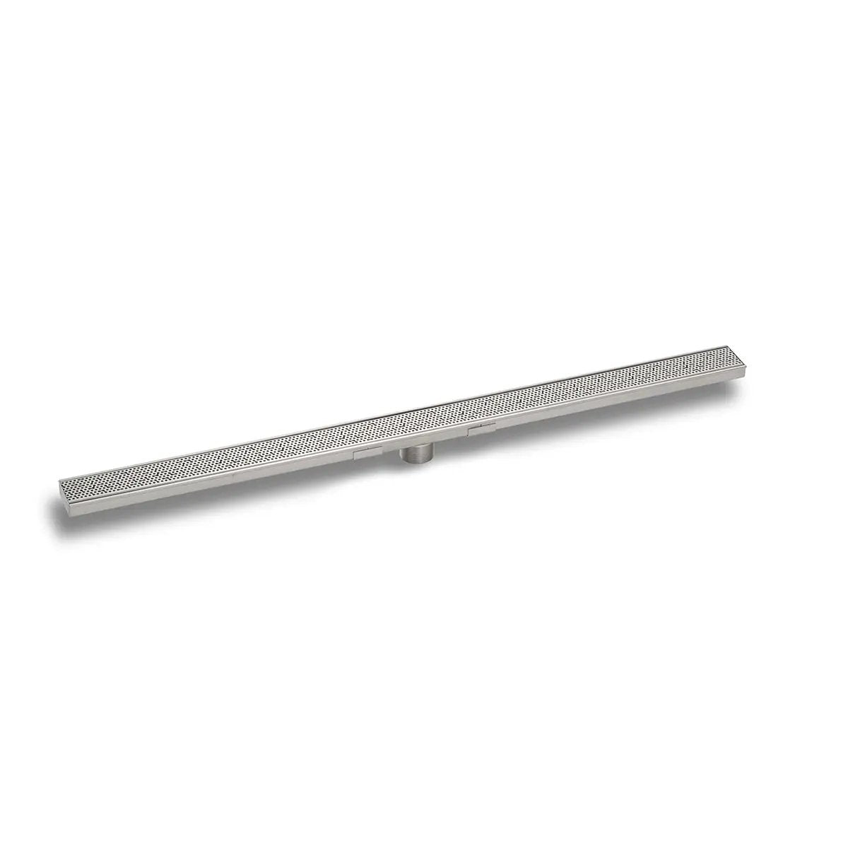 Infinity Drain 48" S-Stainless Steel Series Complete Kit with 2 1/2" Adhesion Style Grate by Infinity Drain