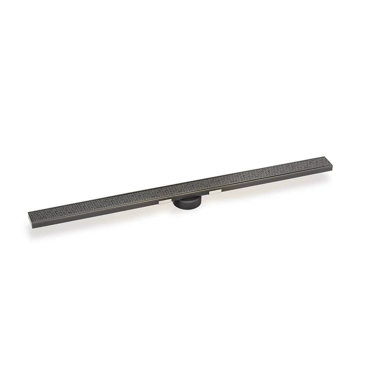 Infinity Drain 48" S-Stainless Steel Series High Flow Complete Kit with 2 1/2" Adhesion Style Grate with PVC Drain Body, 3" Outlet by Infinity Drain