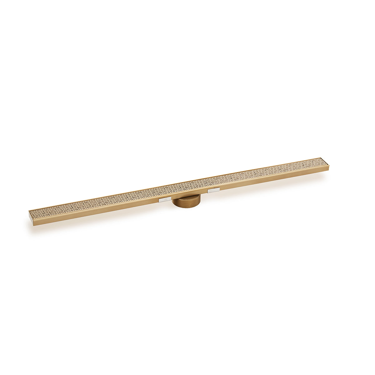 Infinity Drain 60" S-Stainless Steel Series High Flow Complete Kit with 2 1/2" Adhesion Style Grate with ABS Drain Body, 3" Outlet