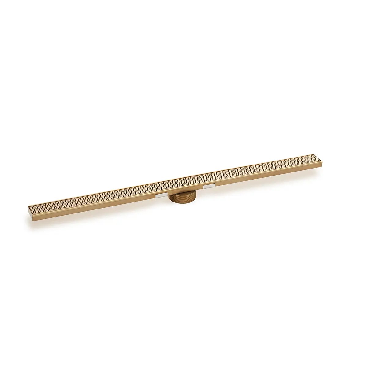 Infinity Drain 48" S-Stainless Steel Series High Flow Complete Kit with 2 1/2" Adhesion Style Grate with PVC Drain Body, 3" Outlet by Infinity Drain