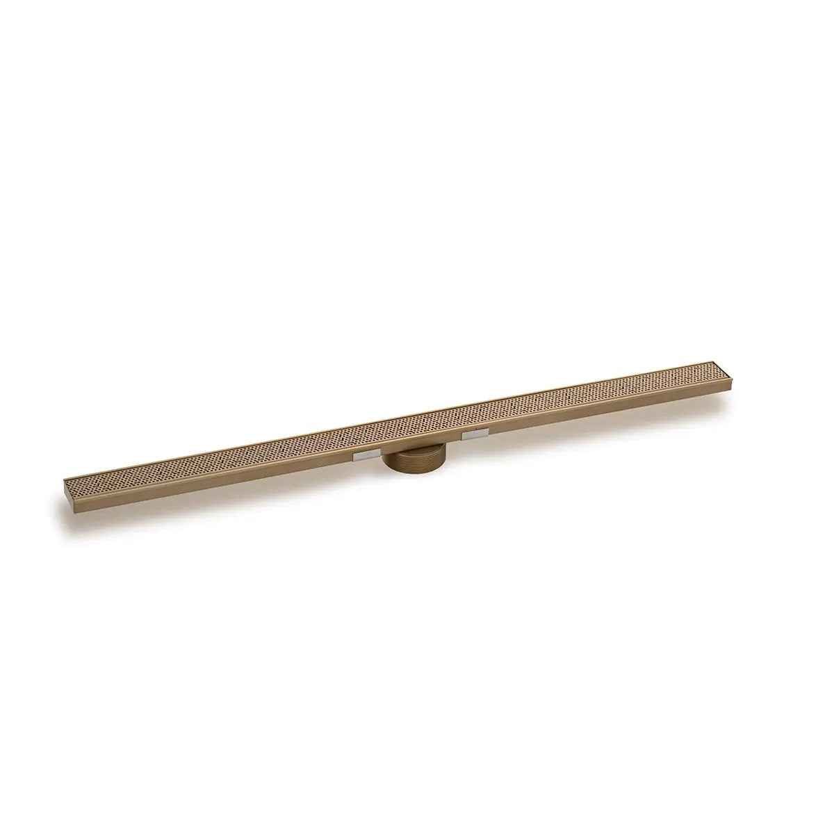 Infinity Drain 48" S-Stainless Steel Series High Flow Complete Kit with 2 1/2" Adhesion Style Grate with PVC Drain Body, 3" Outlet by Infinity Drain