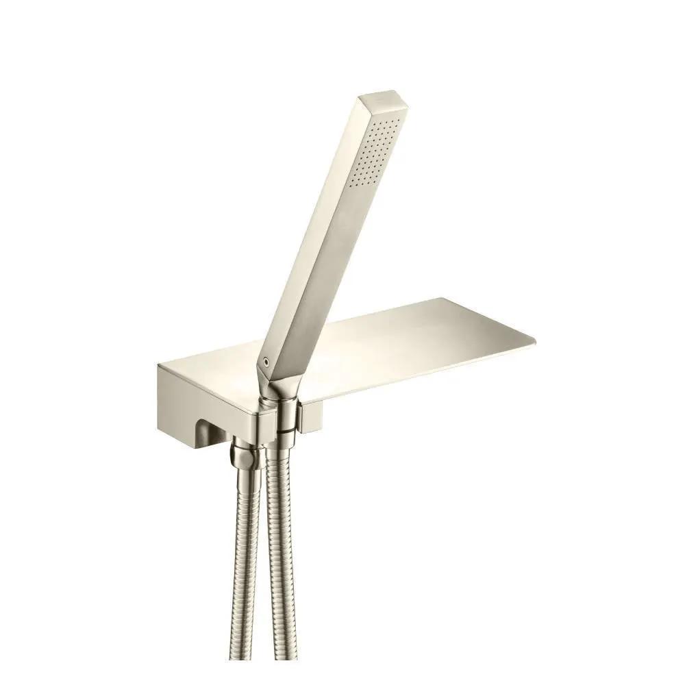 Flusso Hand Shower Set with Shelf Thingy, Elbow, Holder and Hose by Flusso