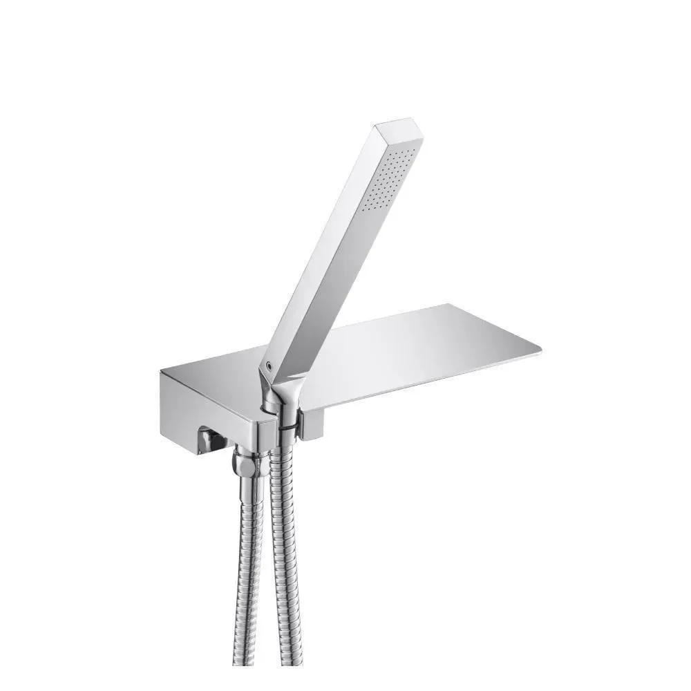 chrome hand shower